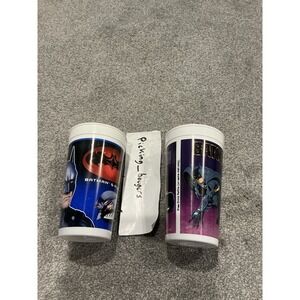 Vintage 1989 Taco Bell BATMAN And Batman and Robin 1997 Collectible Cup 32 OZ